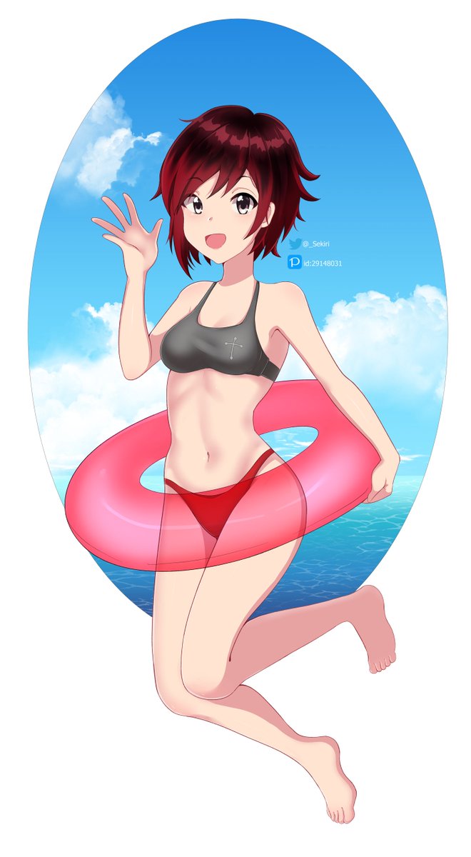 Emi えみ Comms Open 水着ルビー ローズ Remake Of Last Summer Rkgk Rwby Rubyrose T Co Ni4dpzvfud Twitter