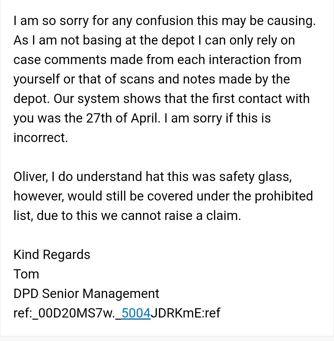 artiF1ed's tweet photo. #DoNotUseDPD update. So the fools  at @dpd say I didnt contact them until April 27th..... Oh would you looky here!!!!! #FindTheTable https://t.co/kVINkWCNJE
