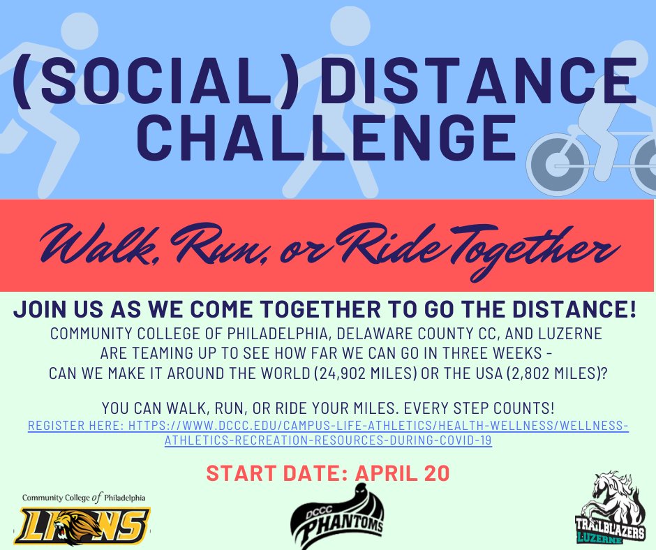 CCPedu's tweet photo. It's a beautiful Saturday and a great day to start or continue the #socialdistancechallenge!! Sign up and track your miles here: https://t.co/goa9mrEu3H 🏃♀️🏃♂️👩🦯Winner gets a #CCP tracksuit! https://t.co/6qsXBeHZfp