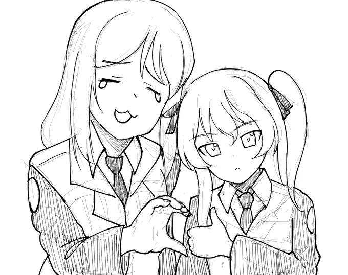 I wanted to color this, but I ran out of time heh
#ガルパン版深夜のお絵描き60分一本勝負
#ガルパン版深夜のお絵描き60分一本勝負_20200502 