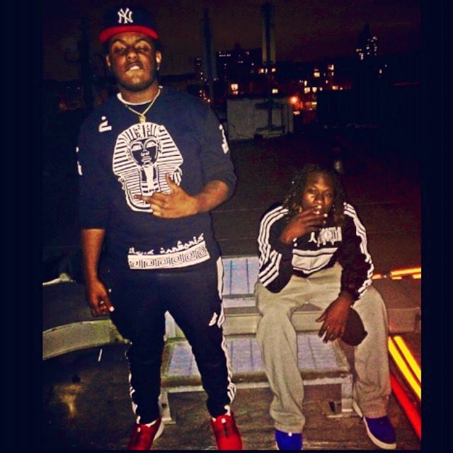 BavBoyKaj's tweet photo. Throwback of me and the loc @JefePioneer on our Brooklyn bullshit... #40z https://t.co/NxLOhFSYqL