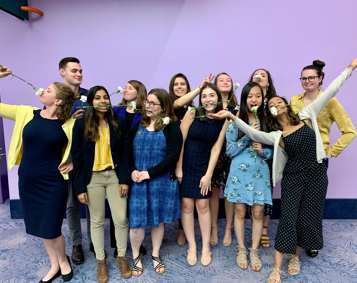 sweumich's tweet photo. Congratulations to our SWEniors on your graduation!  #UmichEngin20

Photo taken at the national SWE Conference #WE19 https://t.co/aU9FKLY3AX