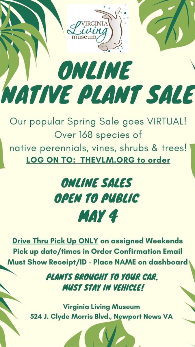 VLMuseum's tweet image. Our Native Plant Sale is now open to all - head over to thevlm.org to place your order today! We have all of the native plants and garden gifts you need to help spring bloom at home! #valivingmuseum #vlmnativeplantsale #buylocal