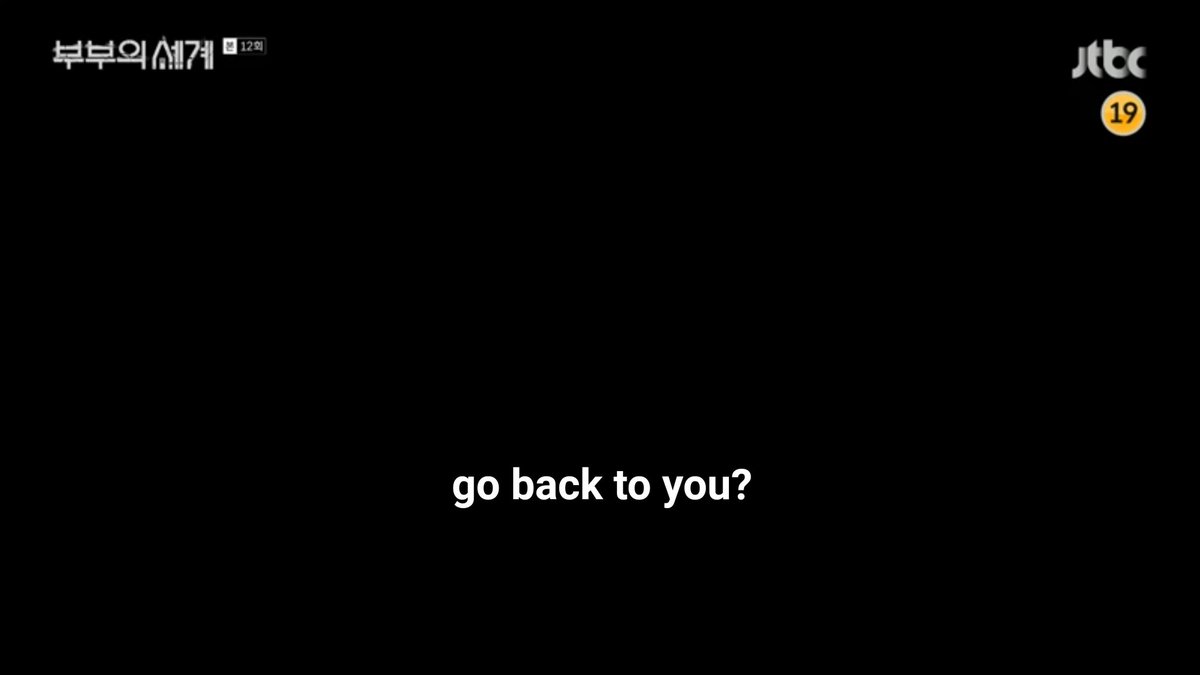 charmlegaspi's tweet photo. Lee Tae-Oh: Should I... go back to you?
Dr Ji Sun-Woo: No. Protect that marriage.

#TheWorldoftheMarried https://t.co/zJLTbeJRzP