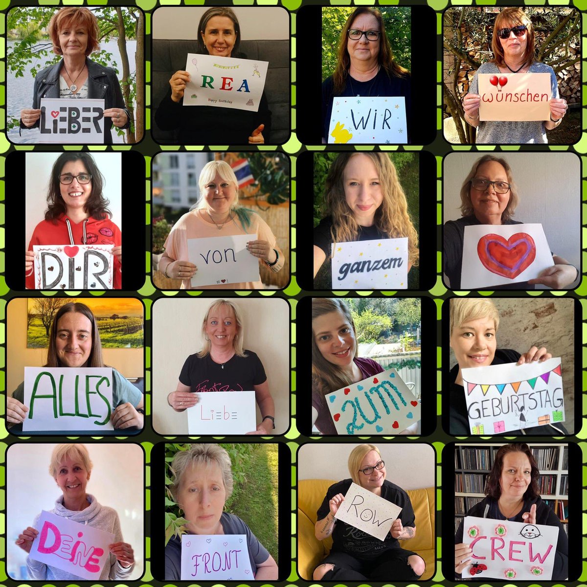 Jules945's tweet photo. It’s your Birthday 🎂 #Whoopwhoop 🙌🏻🎉🎈 #HappyBirthday  @ReaGarvey 🎉🎈💛 
WIR Deine FRONT ROW Wünschen Dir von ❤️EN Alles LiEBE zu deinem EHRENTAG! #FrontRow https://t.co/jpELgY8DA3