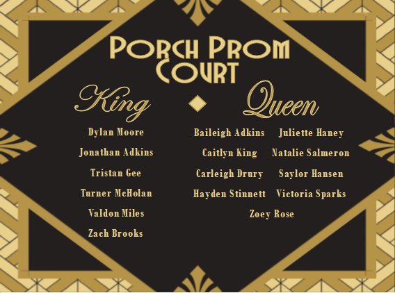 EastJessamineHi's tweet photo. Congratulations to the 2020 Porch Prom Court!!! Voting is in the Google Classroom and you have until 8:30pm tonight to vote!  #JaguarExcellence #HealthyAtHome    #TeamKentucky #TogetherKy #JAGPORCHPROM #Classof2020 #2020EJHSPROM https://t.co/Ugbbb8o5aL
