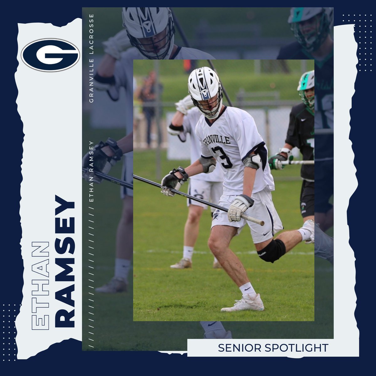Senior Spotlight ♠️

Granville Lacrosse 

Ethan Ramsey
Future Plans: Attending the Ohio State University
Studying: Busniess

#BlueAces♠️