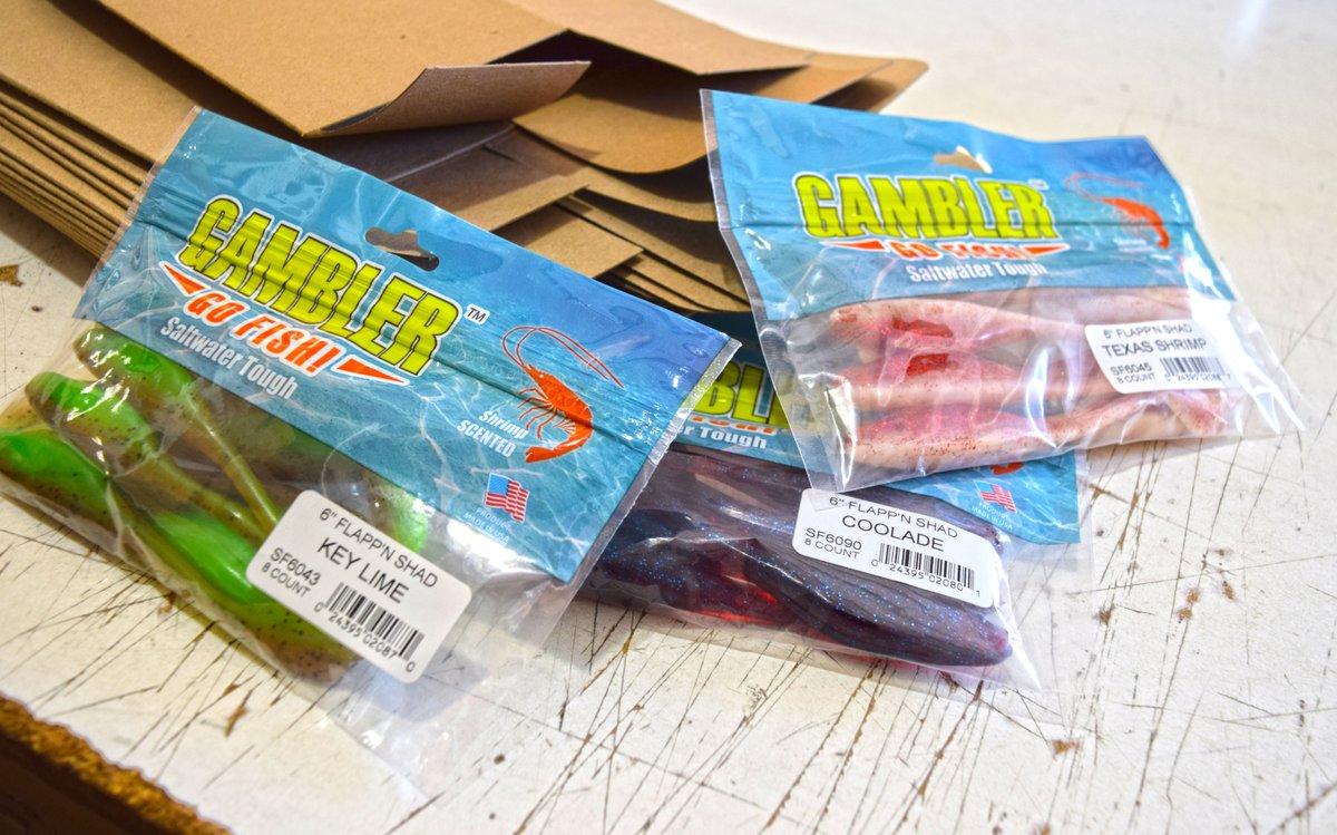 gamblerlures's tweet photo. A lot of anglers love Gambler saltwater fishing - so we've developed a super strong plastic to hold up to all the toothy critters!
#3xplastic #saltwater #fishing #inshore https://t.co/7UGPdkpOxD
