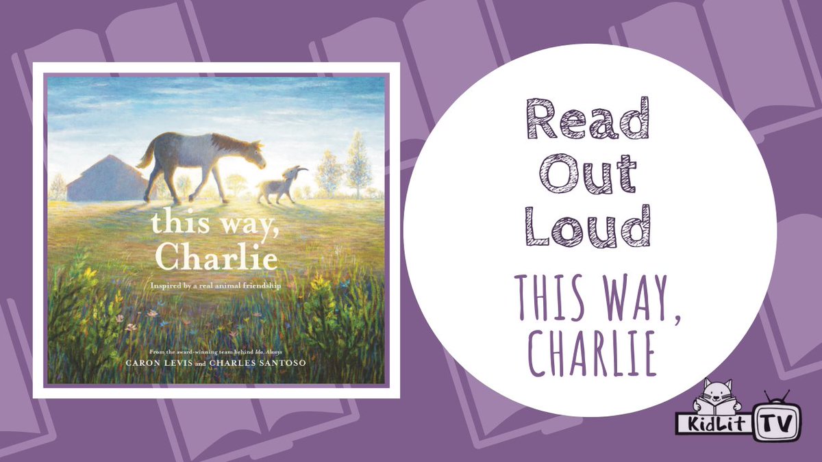 abramskids's tweet photo. Did you catch @caronlevis on @KidLitTV_NYC for a Read Out Loud of #ThisWayCharlie? You can watch the video here: https://t.co/EpEhBA9IKF https://t.co/pBdeL2HGBV