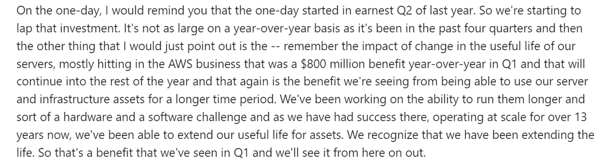 31/nAWS: Diversified customer base from start-ups, enterprises, the public sectorVideo conferencing, gaming, remote learning, entertainment= higher growth.Hospitality and Travel certainly have contractedSaving $0.8B+ a quarter due to better utilisation of server assets.