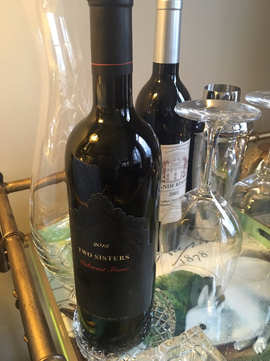 brian_woodland's tweet photo. Birthday is Tuesday. Usually out at an amazing restaurant tonight. But #PRGoddess is making me her famous lasagne. And I have opened this superb @TwoSisters_wine Cabernet franc we bought on our last trip there in December. Dreaming of return. But honestly enjoying where I am https://t.co/0xvZy3eFYq