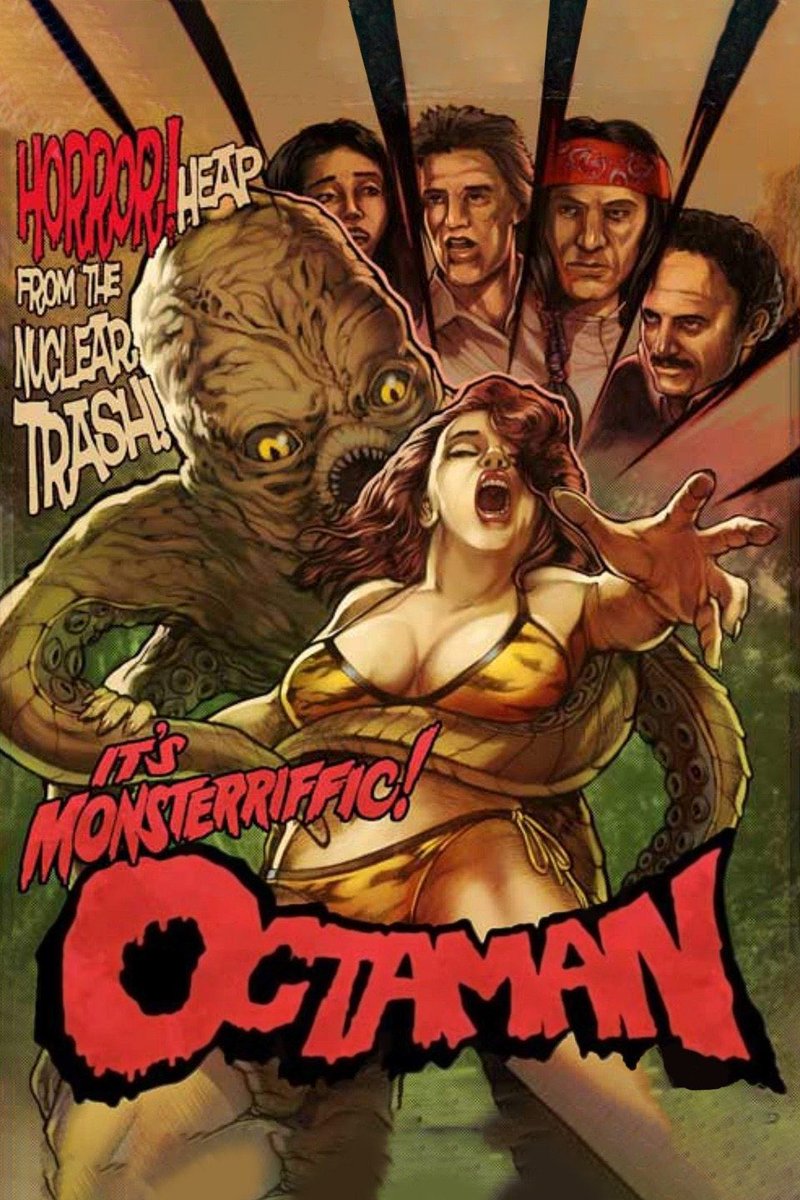 angiebulkeley's tweet photo. #NowPlaying Octaman (1971) #CreatureFeatureSaturday https://t.co/o8mCnhKNTf