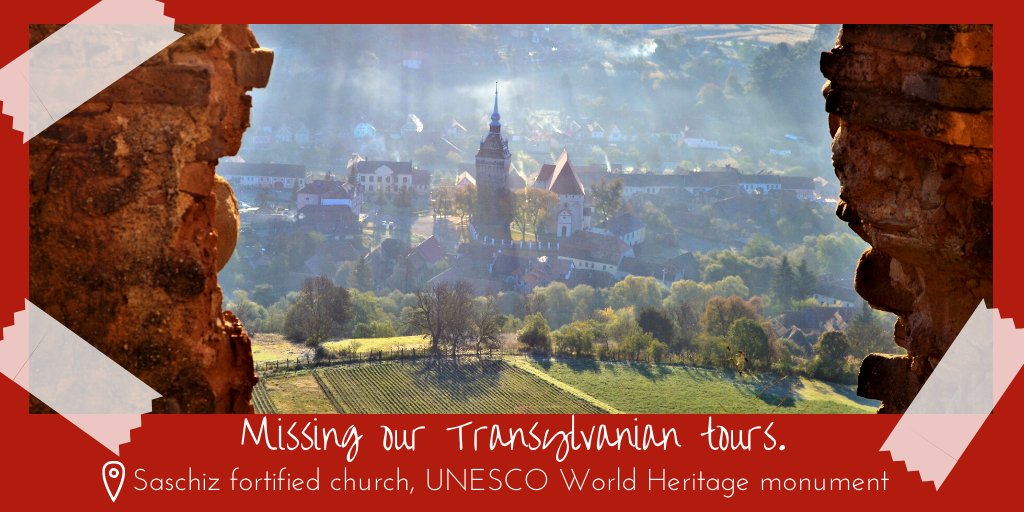 #SaxonTransylvania The XVth century church of #Saschiz village, #Transylvania, #Romania, is a #UNESCOWorldHeritage monument. transylvaniantours.com/the-saxon-tran… @unesco553  @VisitEUheritage  Hope to come back soon!