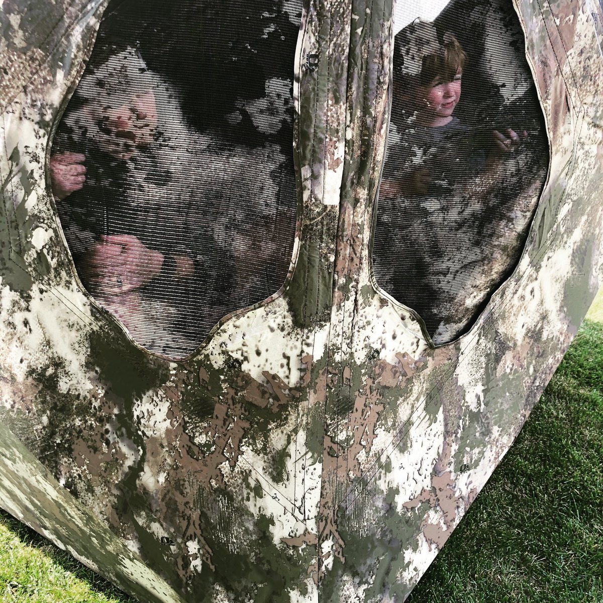 JadeElliottTV's tweet photo. My boys getting ready for the turkey hunt ๐ฆ #TurkeyHunt2020 #OutdoorLife #BackyardFun #HunterInTraining https://t.co/osxT5DFwsZ