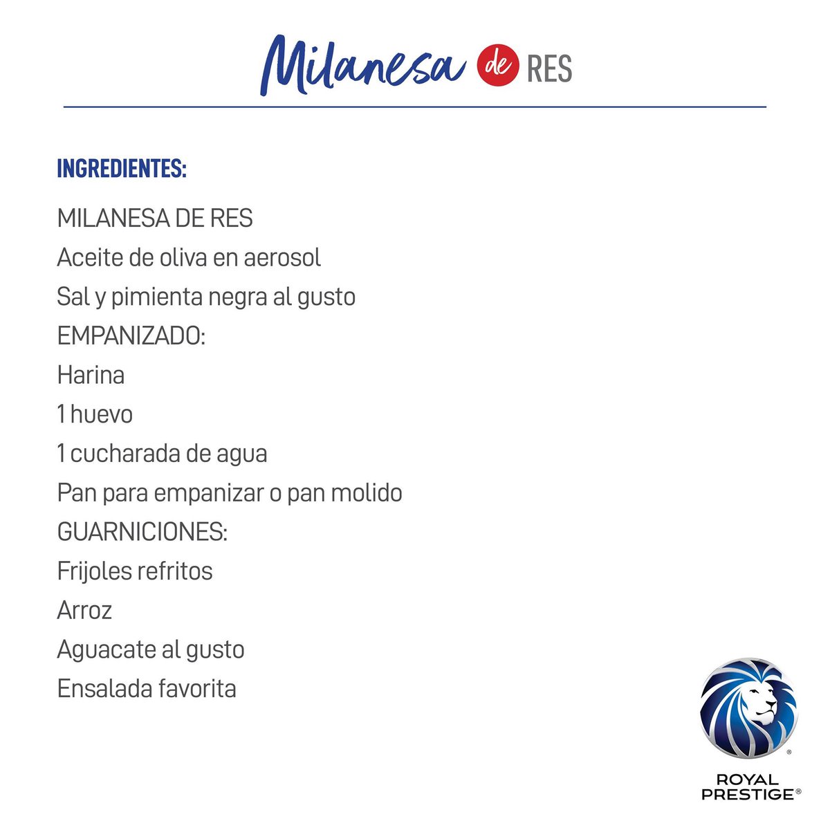 MxRoyalPrestige's tweet photo. Con el nuevo Sartén Deluxe Easy Release, ahora es posible disfrutar una versión más saludable de las comidas fritas. Compruébalo preparando esta clásica milanesa de res.
#QuedateEnCasa #RoyalPrestige #MasPosibilidades #MasCorazonesContentos ❤️ https://t.co/MQRCBFD7e5