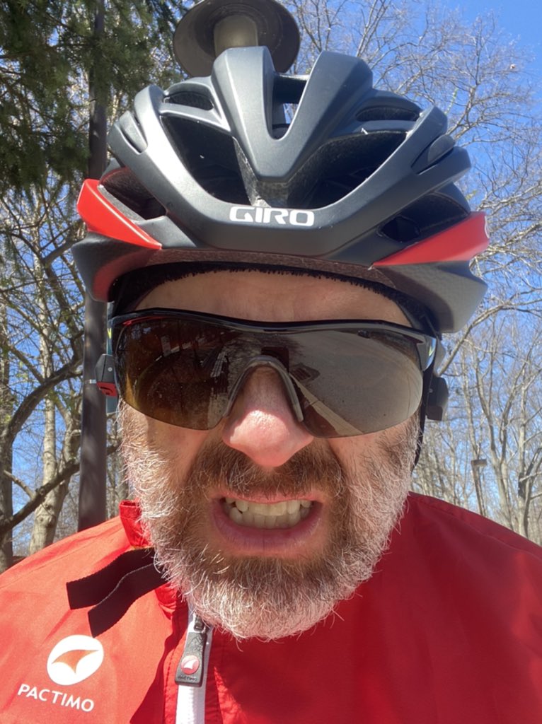 CoachFlembo's tweet photo. Much needed Therapy today 🚴‍♂️.  Best part is it is free and great for my fitness.  #cycling #BeautifulDayOutside #CyclingIsMyTherapy #strava #KOM https://t.co/jTR8IPyJA4