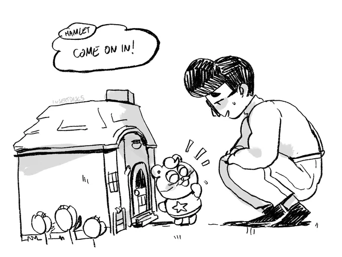 if the villagers are stuffed animal sized do the houses match 
