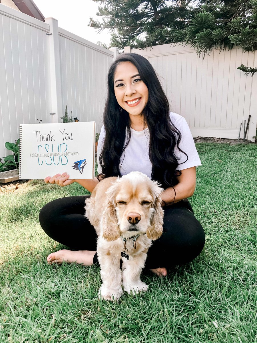 CoyoteRadioCSU's tweet photo. Thank you to CSUSB! Maui & I are very thankful for the CARES Act during a difficult time like this. I truly feel blessed to attend a school that genuinely cares for the people within it. What are you thankful for? - LL 🐺🐾💙 #csusbcares #coyoteradio #csusb https://t.co/MLx3B5qQeg