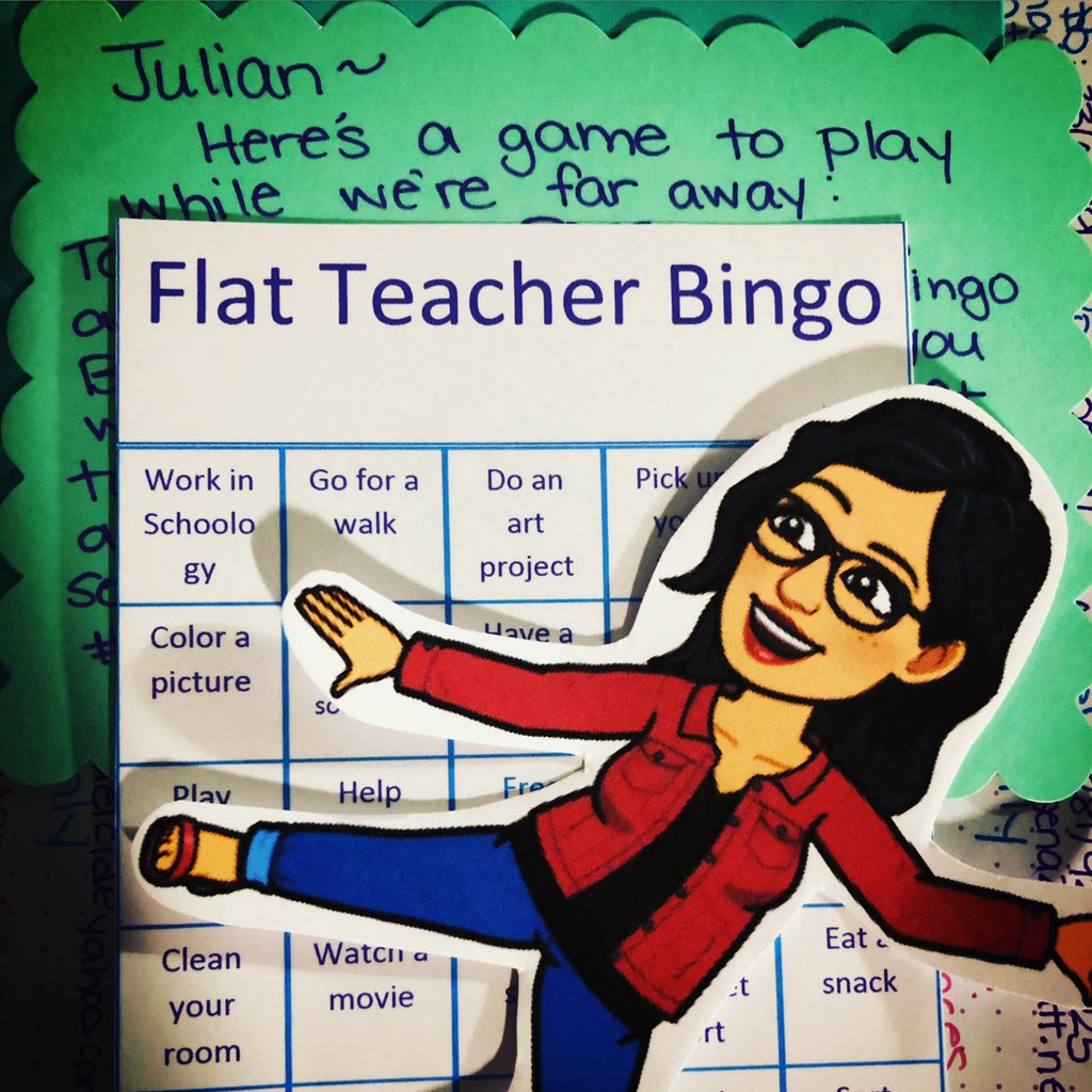 PerezEduPage's tweet image. Since we can’t be together in the classroom, I’m sending a mini-me along with a game to each of my students 
 #flatmrsperez @Keeble_AISD @aldinesped #keebleONEteam #aldineathome #aldinecares