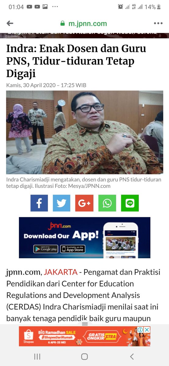 lowongandosenx's tweet photo. CERDAS nama Lembaganya belum tentu omonganya.... https://t.co/GXV3euLZXM