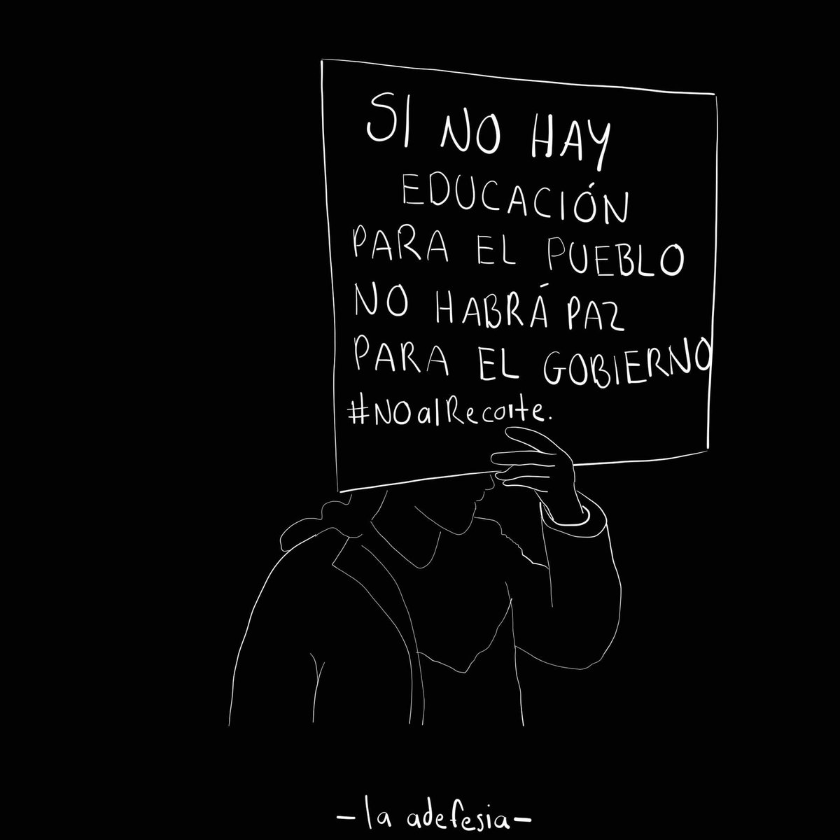 angiereibn's tweet photo. #NoAlRecorte 
La educación no se toca! https://t.co/kygz1zfU1E