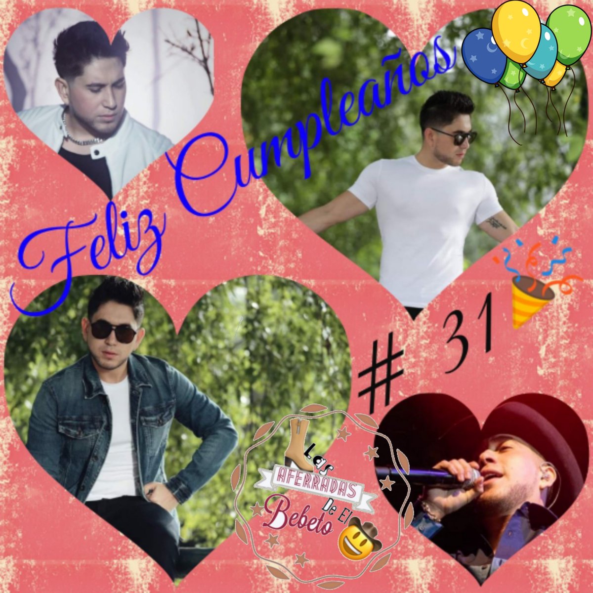 LindiisM's tweet photo. 🎊😍 Felices #31 🎂🥂🎊a mi Persona Preferida 🥰 @El_Bebeto muchas felicidades hermoso 💞 Deseo con él corazón que te la pases increíble en tu día ♥️🎁 Dtb &amp; que cumplas muchísimos más 🎊😘

#HappyBirthday31 🥳
#LoveYou 💓
@aferradasdebbto 😘 https://t.co/ki8s5Nn7Sh