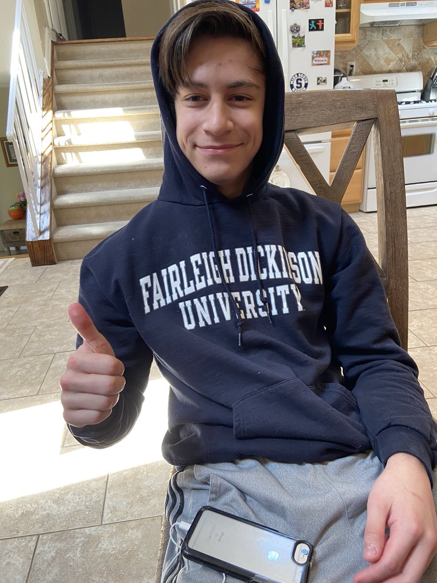 DawnGervase's tweet photo. #ShowMeYourWalk congratulations Joe! On your way to FDU! #thankschase! https://t.co/vkdpfKebnV