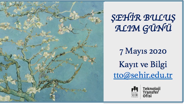 #ŞEHİRTTO olarak faaliyetlerimize #online devam ediyoruz. 7 Mayıs 2020 Perşembe günü #ŞEHİR #BULUŞ #ALIM #GÜNÜ'nde yaratıcı, yenilikçi #ŞEHİR'lilerle yenilikçi fikir atölyesinde çalışacağız Öğrenci ve akademisyenlerimizi bekliyoruz. Kayıt ve bilgi için tto@sehir.edu.tr <a href="/sehirtto/">ŞEHİR TTO</a>