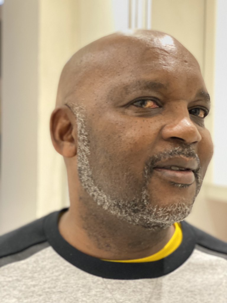 TheRealPitso's tweet photo. Don’t worry Mr Shongwe, it is a true reflection of our age.😃🙈@williamshongwe @komphelasteve , Matsatsela, I joined you! https://t.co/sEBdkuNXwc
