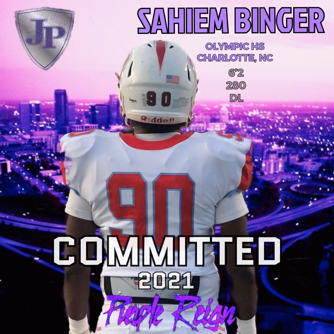 PCBanditsFB's tweet photo. 🚨🚨🚨 Excited to announce 6-2 280 NC DL @Sahiem90 to the @JPWarriors family! #MANTHETHRONE 👑⚔️ #WEARETHESTANDARD https://t.co/KbP19dB1vM