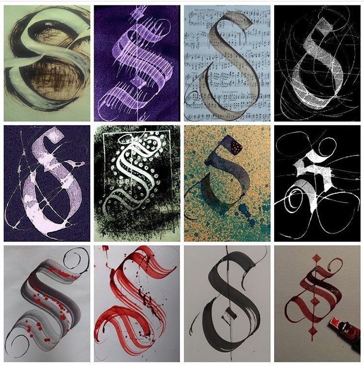 S for Space. Calligraphy by Brian Whitmore   #space  #socialdistancing   #timetoreflect   #lonliness   #artduringcovid19   #lockdown   #roomtomove   #missingopenspace   #nopeople   #lockdownart   #wiganart   #calligraphy