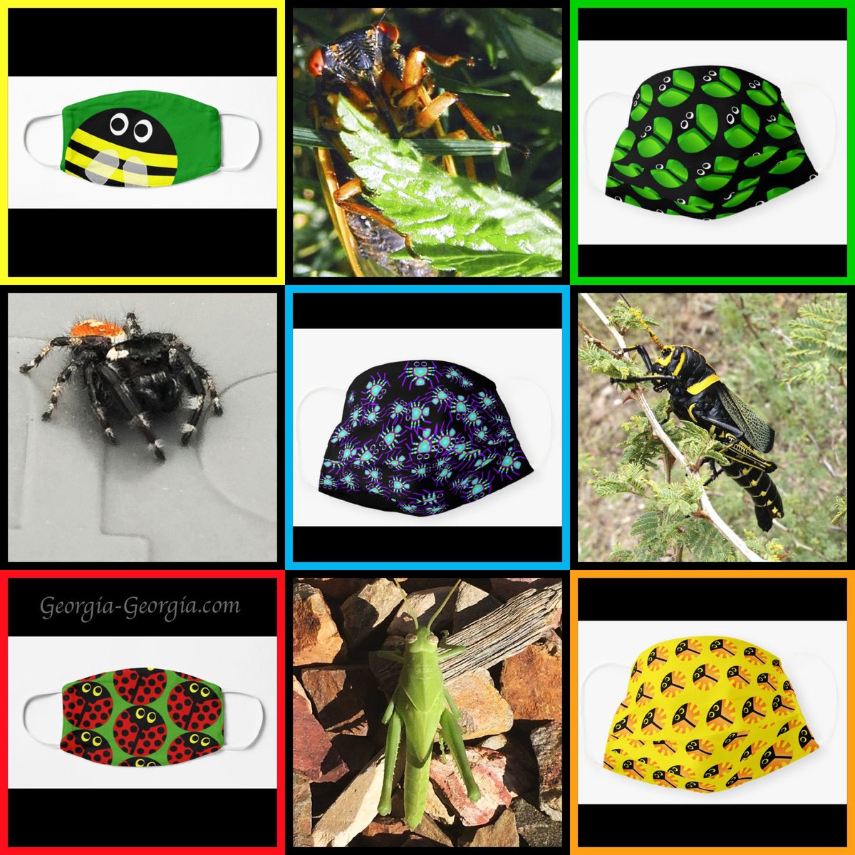 Georgia2xDesign's tweet photo. Bee Strong! Don’t let this quarantine bug you 
#MaskYourFaceButNotYourPersonality #BeeHappy  #ItsYourSuperPower
 
Pleated Masks @  https://t.co/VnKofTa4Ti  

Flat Masks  @   https://t.co/ZwBV9S8aer

#Mask #FaceMask #Quarantine #Bug #Insect #WorkFromHome #Zazzle #RedBubble https://t.co/fT454gHsZE