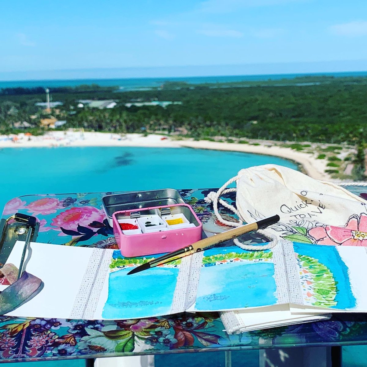 SandiKeene's tweet photo. QuickStart Travel Art - new workshop open -(or from your couch )https://t.co/coQiZL31gT https://t.co/uoMDjxU5Kb