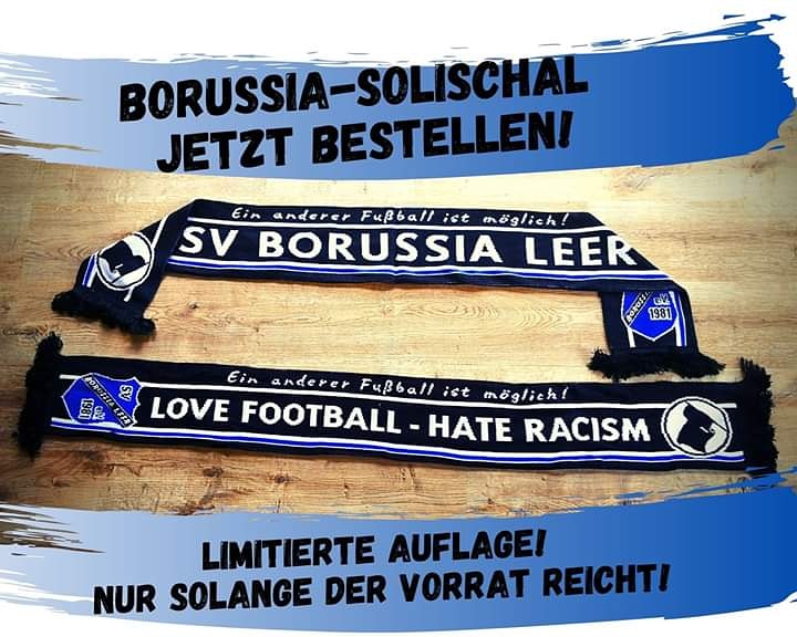 BorussiaLeer's tweet photo. Voraussichtich letzte Chance: Jetzt noch Borussia-Solischal sichern!
https://t.co/0RJJLOjtU7
#eafim https://t.co/7SEePQrEdg