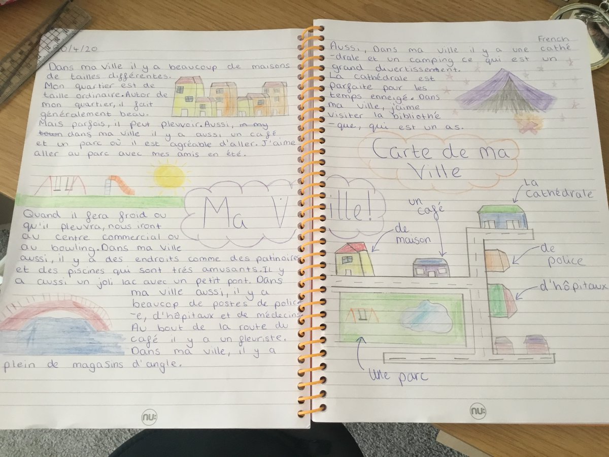 languages_la's tweet photo. This amazing work was completed by Tia Jones in Year 8. It's awesome! Well done! 🌟🇫🇷 https://t.co/SF6ofmEuaK