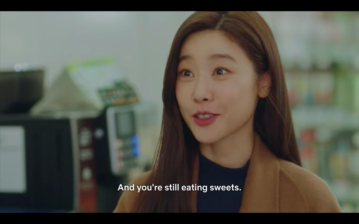 we had met Shin Jae’s psychiatrist before in Korea. But, suddenly she appeared again in what we supposed to think as Corea. This two scenes seem like in one timeline when it supposed to be in different world.  #TheKingEternalMonarch