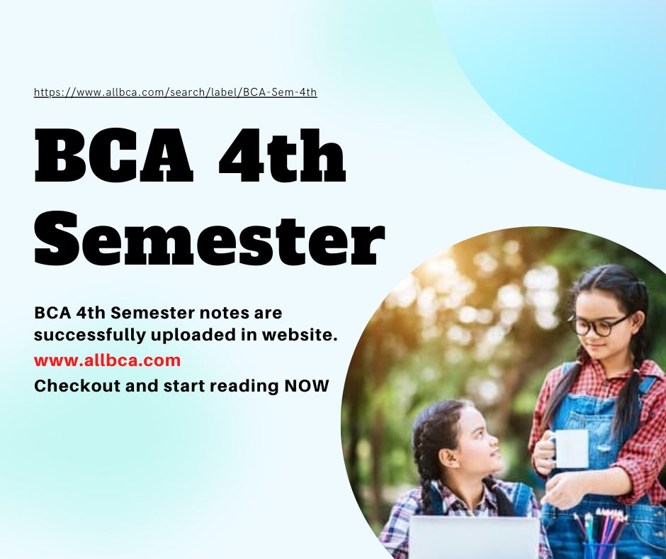 allbcaweb's tweet photo. We are happy to inform you that, #BCA_4th_Semester notes have been available here.
https://t.co/R1HhgRUPbU
So, Start Reading NOW.

#allbca #allbcaweb #bca #bcaexam #bca4thsem #bcaupdate #workfromhome #stayhome #covid19 #homelearning #onlinestudy #onlinelearning #study #education https://t.co/HyM0C7YT7H