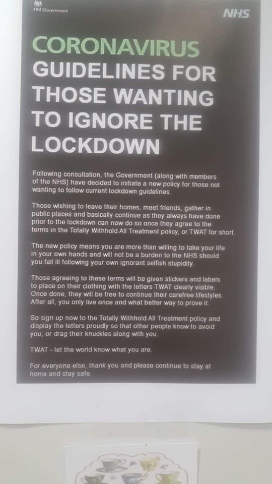 You may have heard that we are ‘past the peak’, but that doesn’t tell half the story

More than 600 people died yesterday and many thousands more tested positive for Covid-19

This is not over by a LONG way, so please continue to stay at home

Please RT if you will play your part