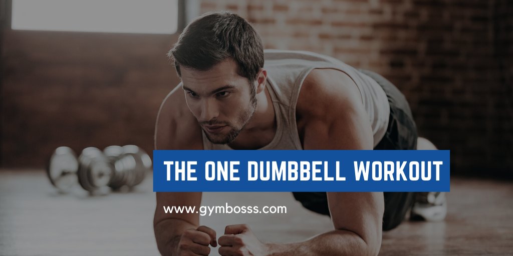 GYMBOSS's tweet photo. #BeAGymboss Give this single dumbbell and bodyweight timed circuit at home workout a try! https://t.co/Ll5fxqCXSa https://t.co/alqfG02nfM