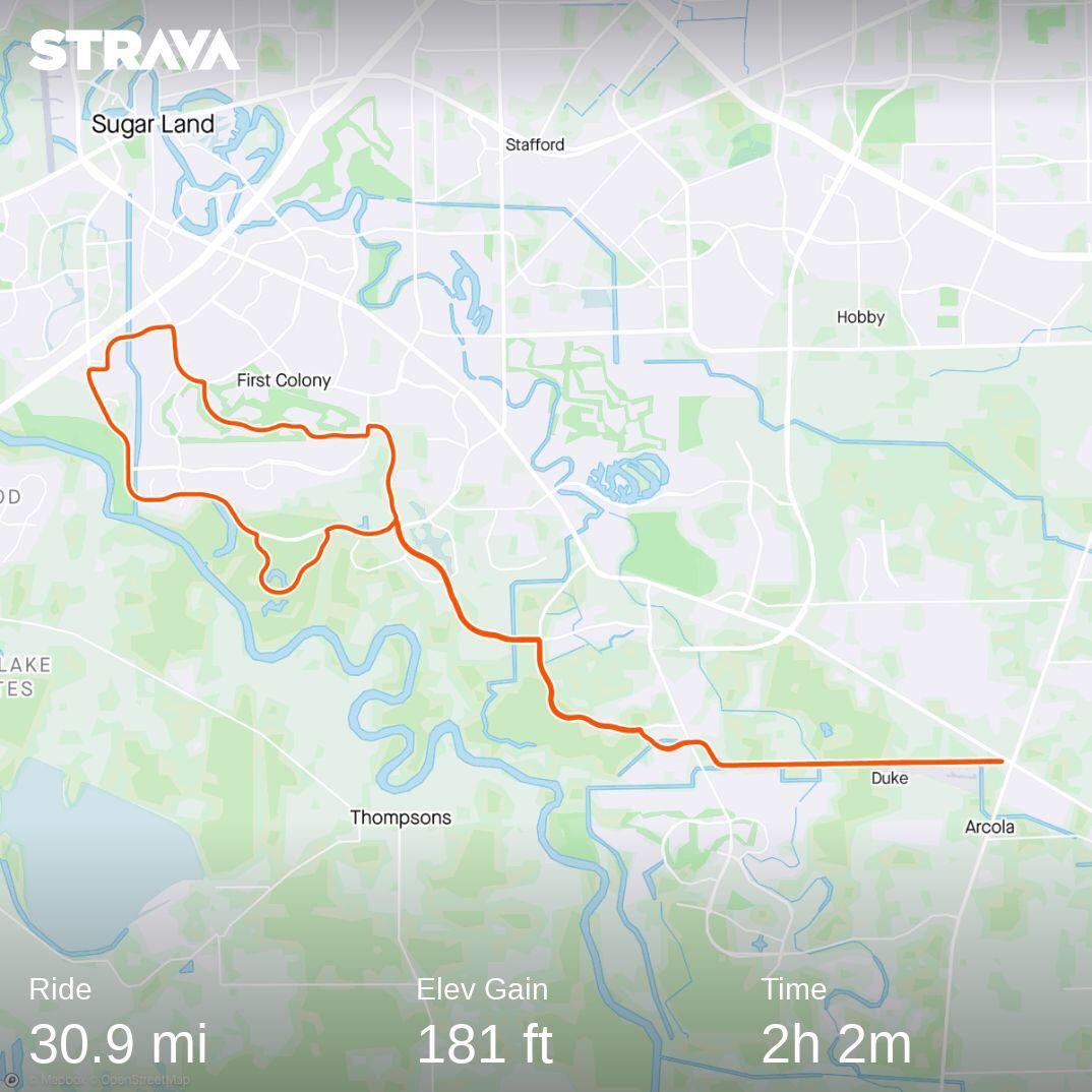 texaschefced's tweet photo. Check out my ride on Strava.
https://t.co/BfbVJRPTiN https://t.co/8SCAXVBHnH