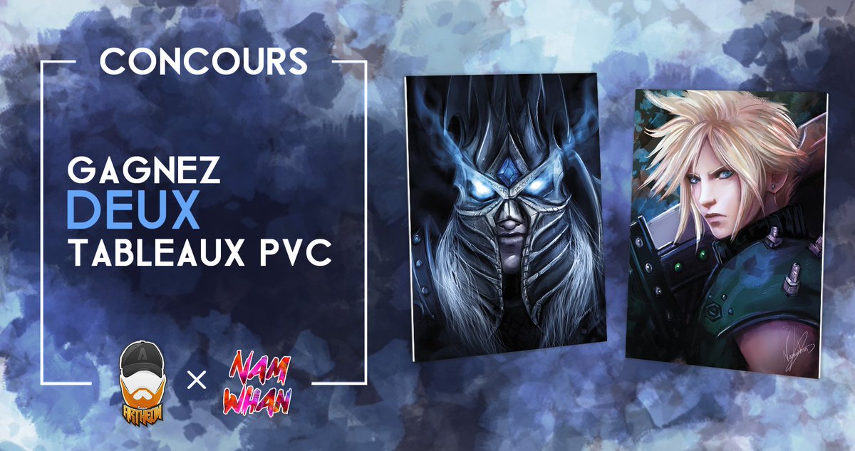 TontonArtheon's tweet photo. ⚠️ CONCOURS ⚠️

Aujourd'hui je vous propose de vous faire gagner deux cadres gentiment réalisés et offerts par la talentueuse @Namwhan_art !

✔️Follow @TontonArtheon @Namwhan_art
✔️ RT ce Tweet

Bonne chance à tous !

Tirage au sort dans une semaine 🤞🍀 https://t.co/yfScdU6of9