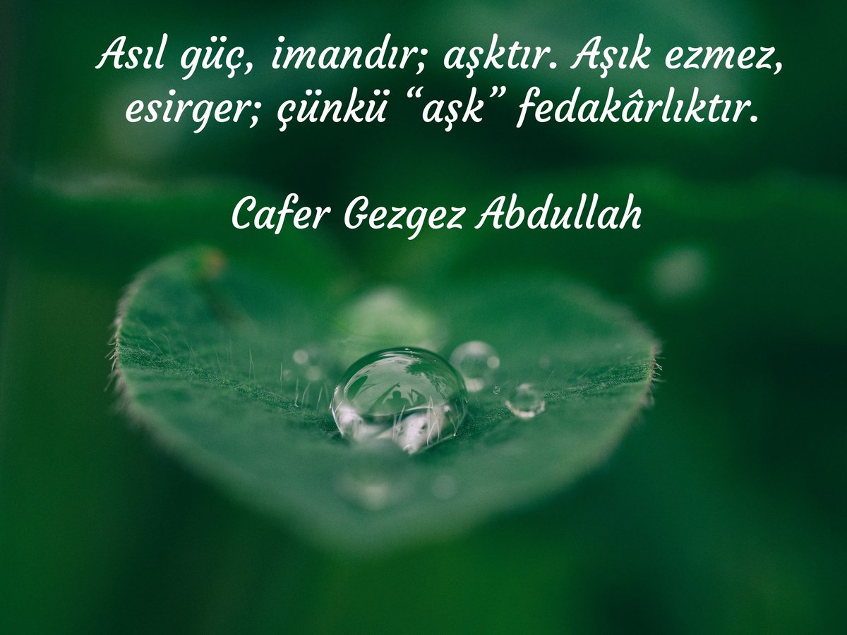 Butunsel_AKIL's tweet photo. Asıl güç, imandır; aşktır. Aşık ezmez, esirger; çünkü “aşk” fedakârlıktır.
  
 | Cafer Gezgez Abdullah 
#iman #aşk #fedakârlık #hakikiaşk  #sevgi #Allahaiman https://t.co/MbEmNdnVmK