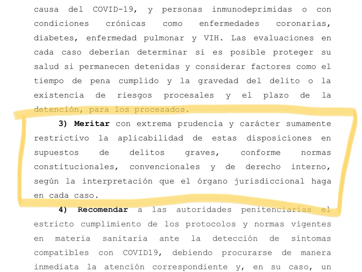 También lo dice la Acordada 9/2020 de la Cámara Federal de Casación Penal