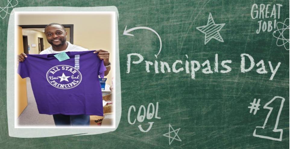 MrTeachK's tweet photo. Happy National School Principal Day to our amazing leader @drrquinn! We are so grateful for his leadership and guidance! It is an honor to have him on and leading our team!! Thank you Dr. Quinn! 👨🏾🏫 @MrTeachK #TodayHeroes @ChesneyChamps #ThankAPrincipal #GCPSDLD #PrincipalsDay2020 https://t.co/8KcHDPGFoZ