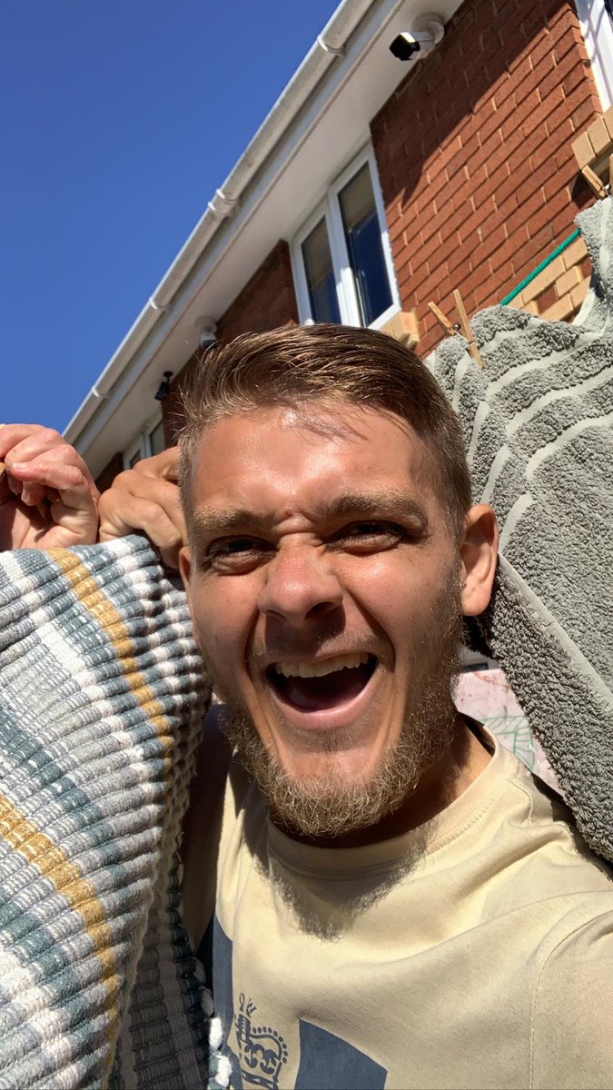 emrwebb's tweet photo. A sneak peak of the Webb-Mahoney-Evans family quiz today...@samwebb27 gained two injuries whilst 'taking a picture of himself putting washing on the line' https://t.co/Sqhicb2dgt
