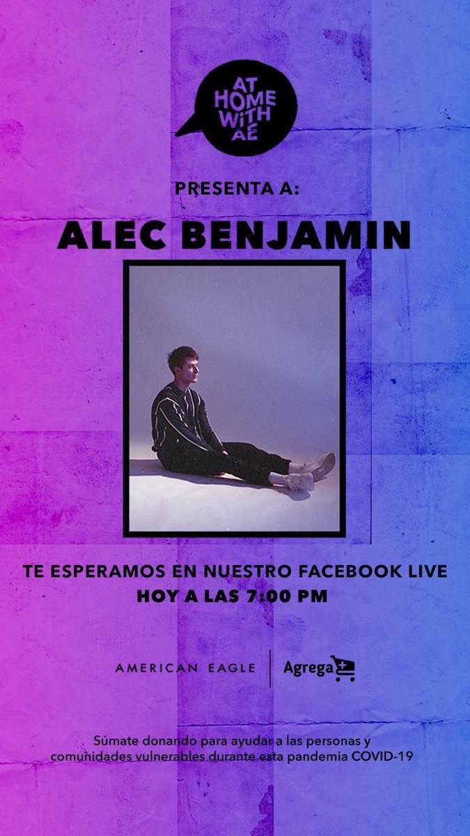PicoNavarro's tweet photo. Por si no tienen plan hoy, en el facebook de @AEO_MX  harán un concierto live a las 7 :) para que su Sábado se ponga musical ;) #AtHomeWithAE https://t.co/9nF8qrdtek