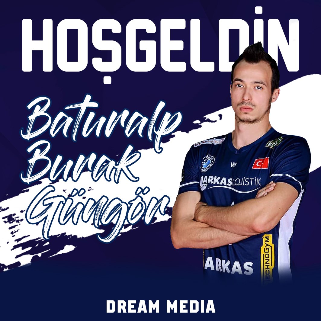 DREAMEDIACOM's tweet photo. HOŞGELDİN BATURALP BURAK GÜNGÖR! Arkas Spor forması giyen başarılı voleybolcu Baturalp Burak Güngör, Dream Media ailesine katıldı. Beraber nice güzel başarılara... @5burakgungor ✍️ https://t.co/zj0xZSchwh