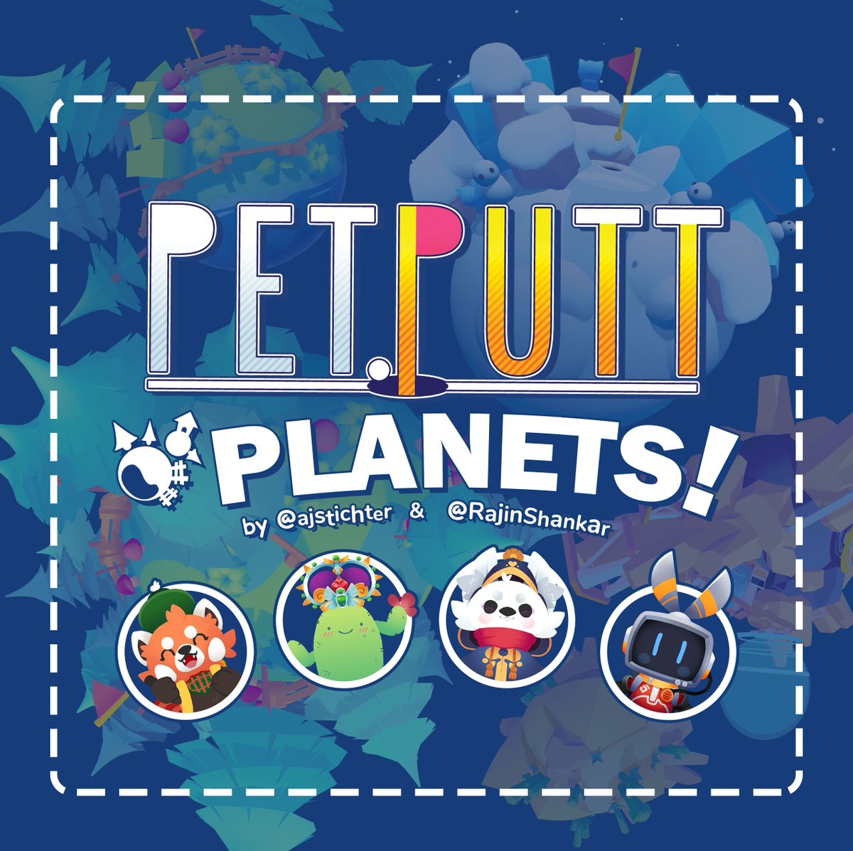RajinShankar's tweet photo. Hi friends! For anyone interested in @PetPutt / #indiegames, we're putting together a Discord server to build a lil' community and (more excitingly) find people to help play-test a ✨Pet Putt #cardgame✨ !!

👉https://t.co/hByh0aP6VM👈
(or DM me / @ajstichter after that expires) https://t.co/LpZzUGnU5T