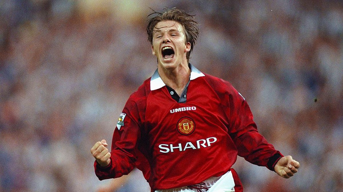 Cambio Camiseta on Twitter: "Celebramos los 45 de David Beckham recordando esta hermosa camiseta Umbro que Manchester United usó entre las temporadas 1996 y 1998. https://t.co/QReSncwqe0" / Twitter