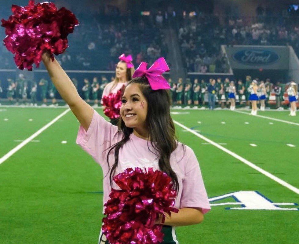 LTHS_Cheer's tweet photo. The good news just keeps coming!!! We are so proud &amp; excited to announce that our senior Varsity captain Balbina is going to wear the green and gold next year as a Baylor Coed Cheerleader!!!! 💚💛💚💛 She will shine on the sidelines with @BaylorSpirit!!! Congrats Balbina!!! https://t.co/0TrEv30lqX